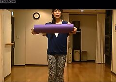 Yoga Cameltoe Japanisch Reif