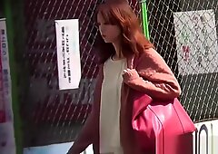 Japanese teen pissing