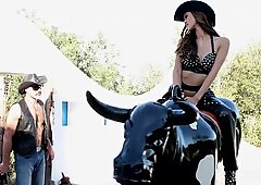 Natural Big Boobs Babe Asian Alexia Anders Screws Cowgirl Hardcore Outdoors With Charles Dera After Riding A Bull to Warm Up