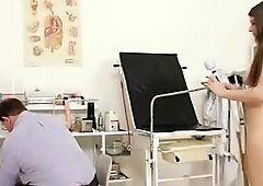 Mona Lee extreme pussy speculum gaping at gyno clinic